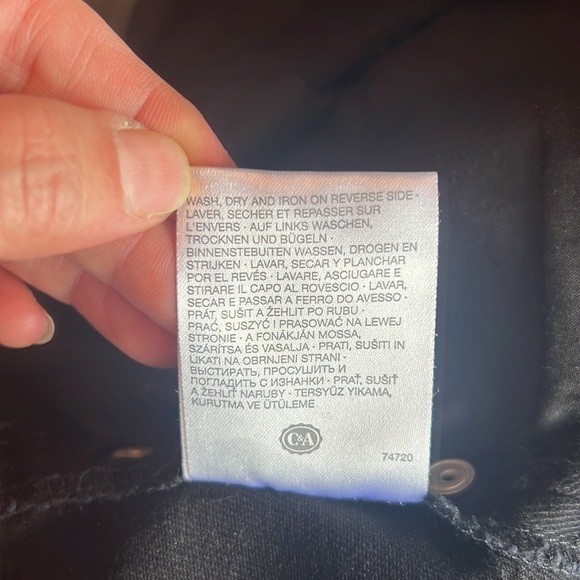 Clockhouse Black Mid Rise Straight Sequins Detailed Jeans Size EU 42 - Picture 14 of 16